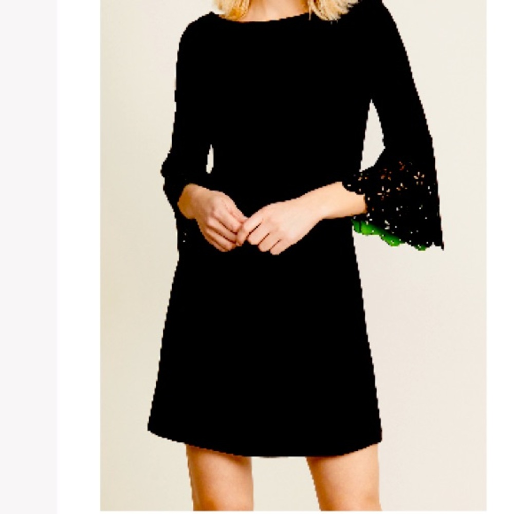 Bailey44 daisy dress black and leaf
